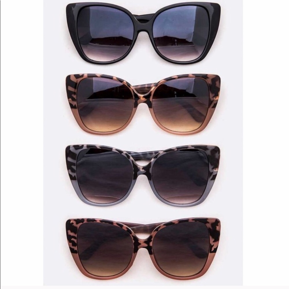 Retro Leopard Print Sunglasses - Picture 4 of 6